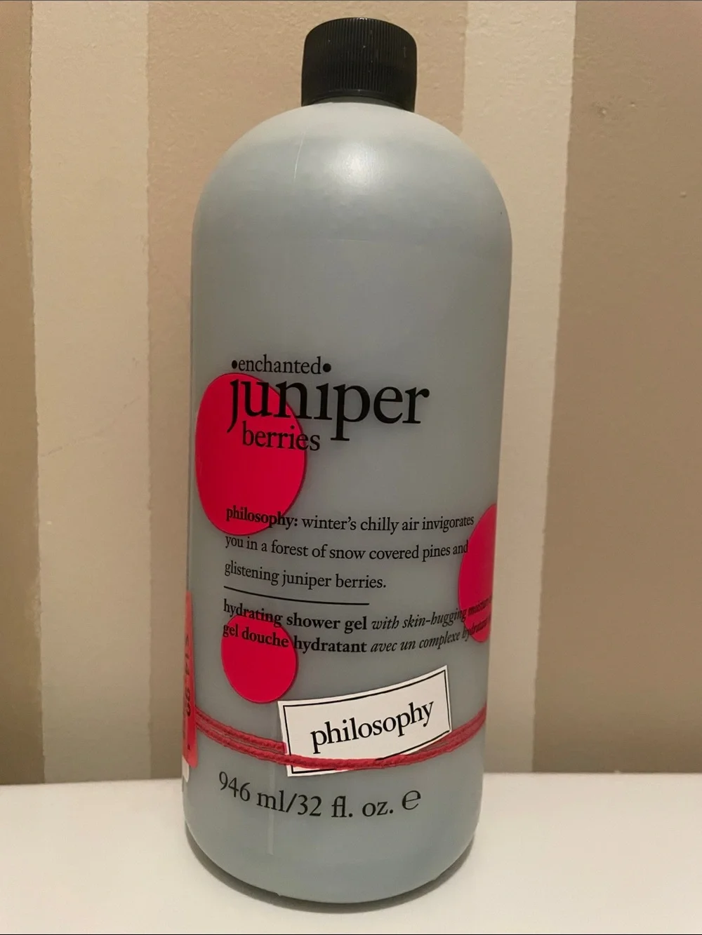 NWT Philosophy Enchanted Juniper Berries 32 oz Hydrating Shower Gel